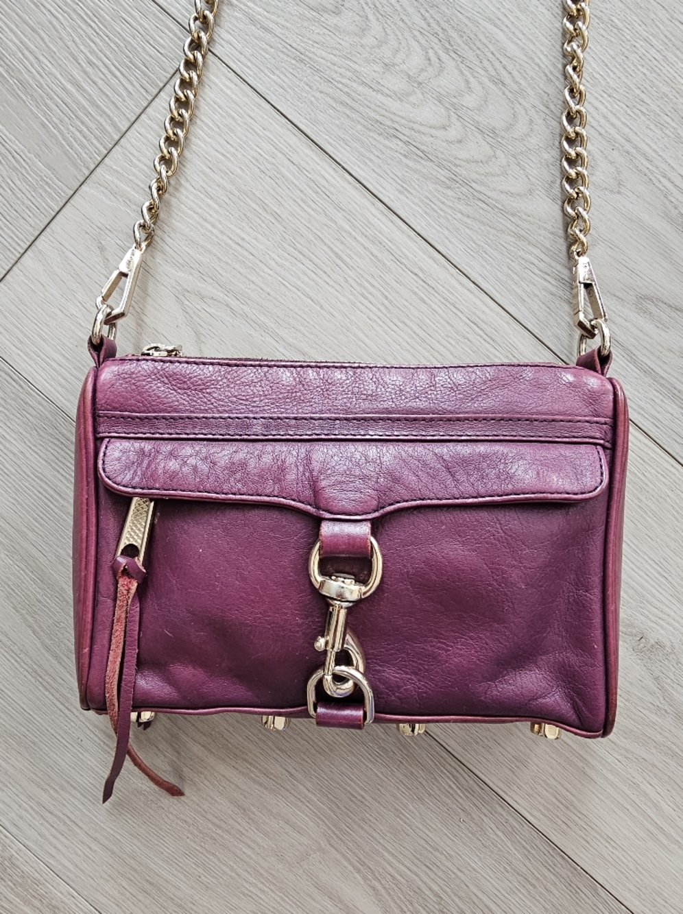 Rebecca Minkoff Mini MAC Crossbody Leather Bag - Picture 4 of 16